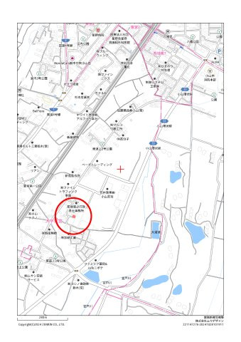 小山市大字粟宮の地図