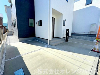 【駐車場】 | 厚木市飯山南二丁目　新築分譲住宅　全3棟 | 写真撮影【2025.1】