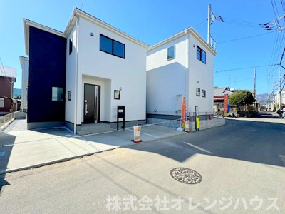 【前面道路含む現地写真】 | 厚木市飯山南二丁目　新築分譲住宅　全3棟 | 写真撮影【2025.1】