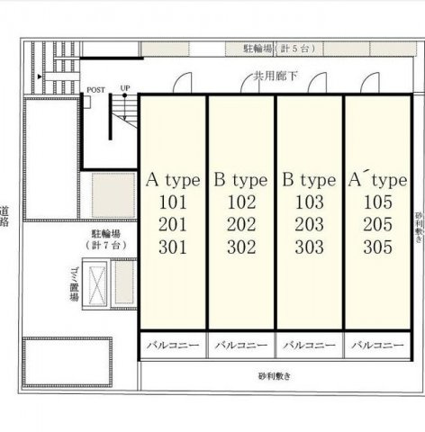 リブリ・AZULの区画図
