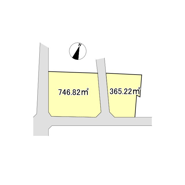 比企郡吉見町大字南吉見　売地の土地図