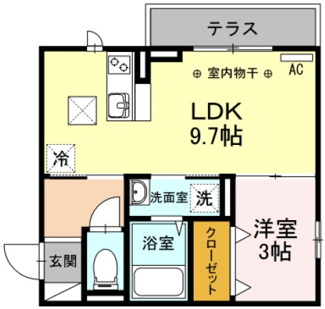 【間取り】 | エトーレ・ＤⅢ
