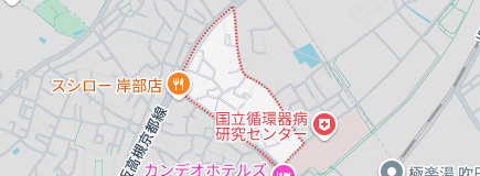 ファーストフィオーレ吹田パティオの地図