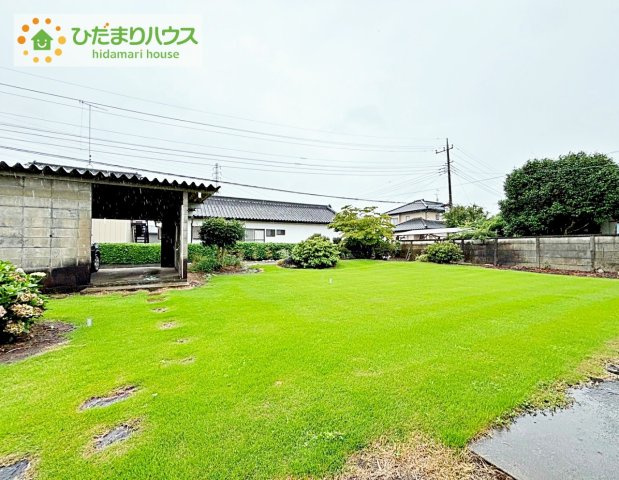 【庭】 | 那珂市菅谷　中古戸建 | 広ーいお庭で家庭菜園なども実現できちゃいますね(*^^)v