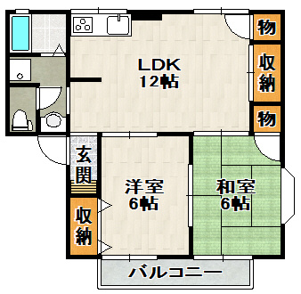 モーツァルト南笹原の間取り