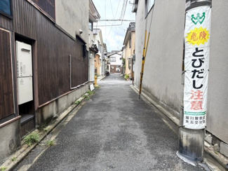 【前面道路含む現地写真】 | 中京区壬生森町　建築条件付き | 現況：古家有