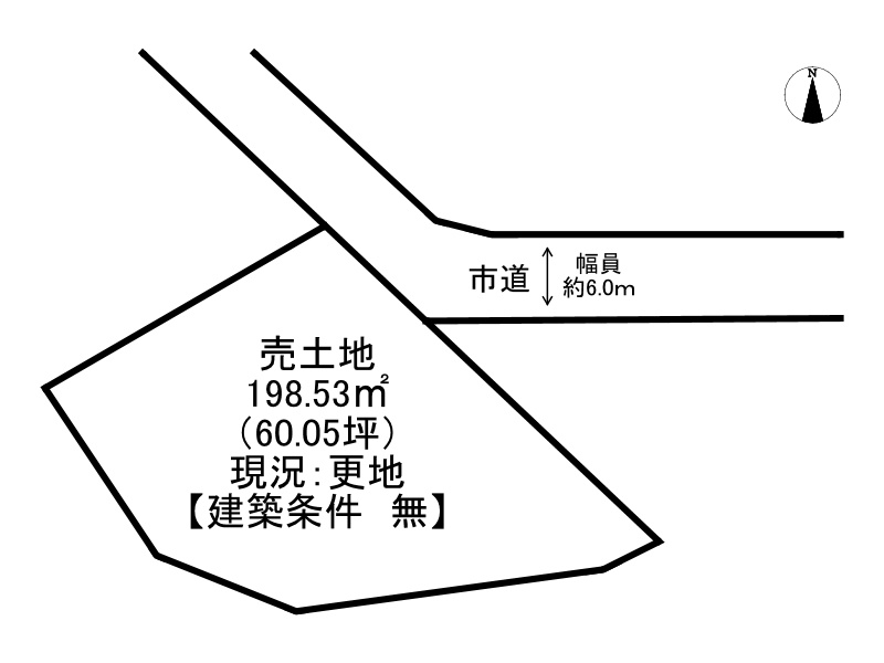 姫路市青山西4丁目/売土地の土地図