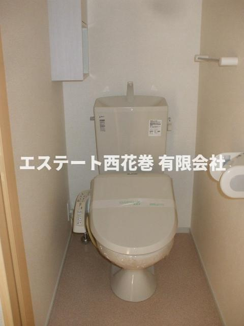 ソシア美春Ⅳのトイレ|洗浄付温水暖房便座