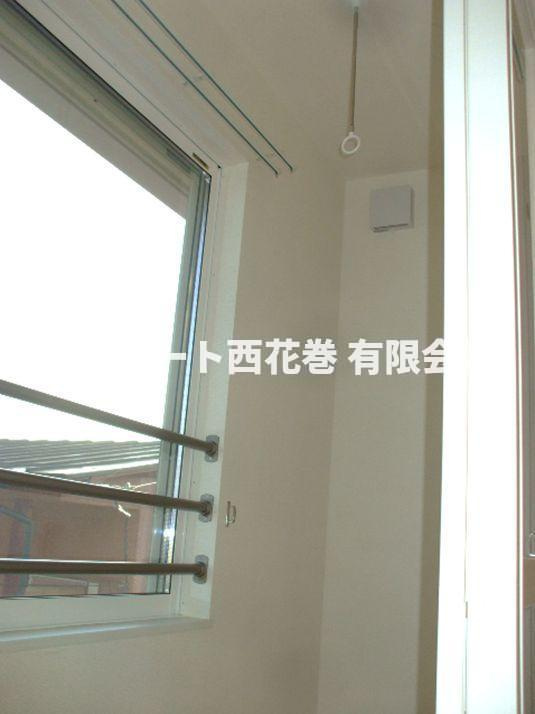 ソシア美春Ⅳのバルコニー|ｻﾝﾙｰﾑになります