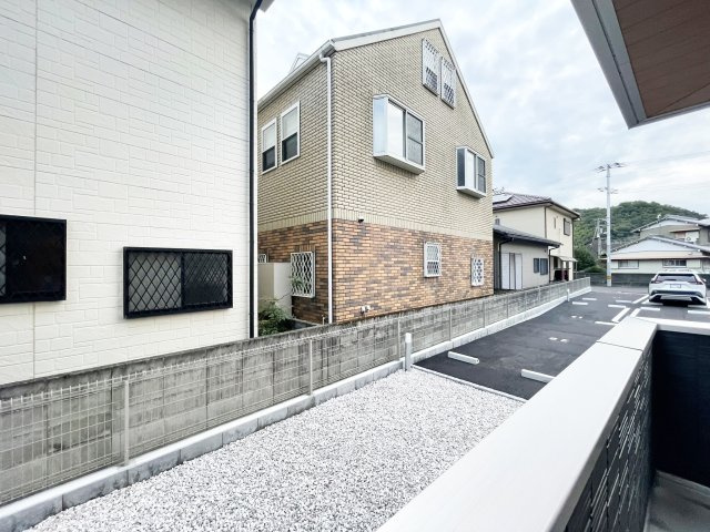 徳島市八万町法花のアパートの展望