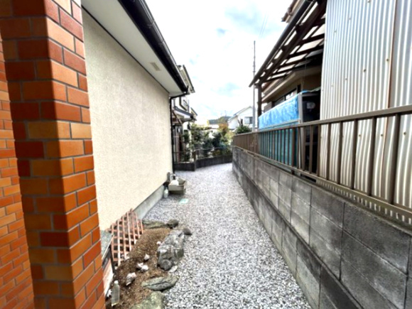 渕上　平屋中古戸建　の庭