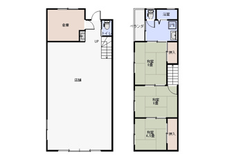 【間取り】 | 早稲田住宅付店舗