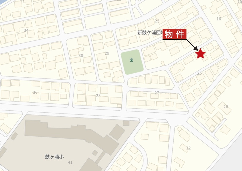 鈴鹿市寺家1丁目の地図|詳細Map