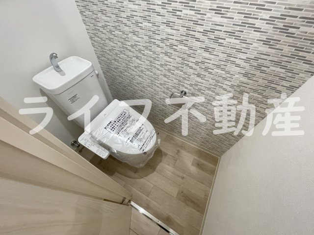 フジパレス長田ノースのトイレ|ゆったりとした空間のトイレです