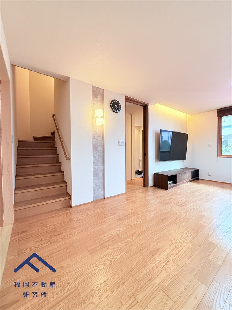 中央区地行３丁目　戸建ての居間・リビング