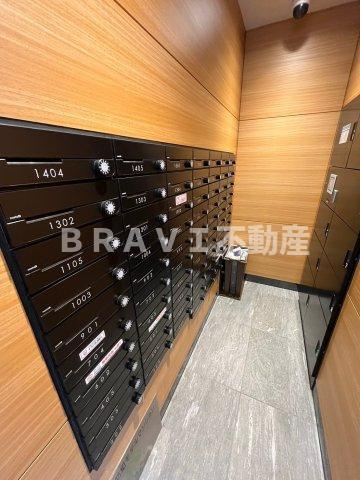 RISING Maison 本町橋（ライジングメゾンホンマチバシ）　BRAVI不動産のその他共用部分|【RISING Maison本町橋】メールボックスです