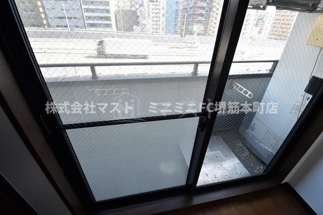 ミストラル本町ウエストのバルコニー