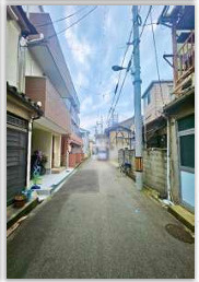 【前面道路含む現地写真】 | 北区長柄中３丁目中古戸建