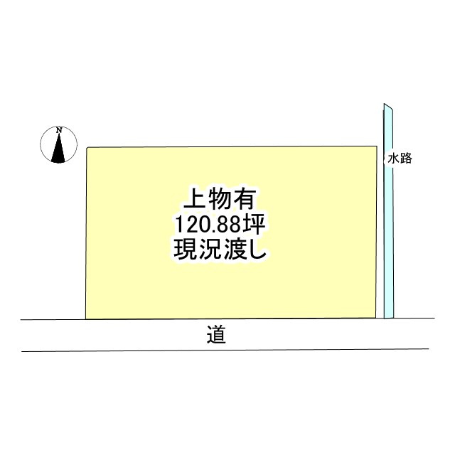 西条市小松町新屋敷の売地の土地図