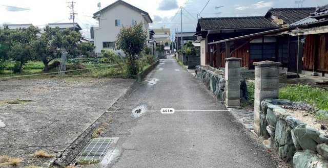 西条市小松町新屋敷の売地の周辺