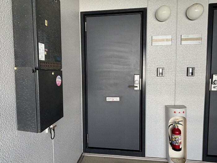パティオ渕町 A棟の玄関