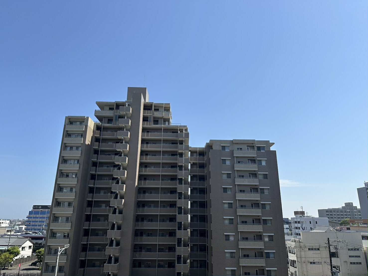 【マンション】レーベン藤枝PRIOR　5階のその他|バルコニーからの景色です