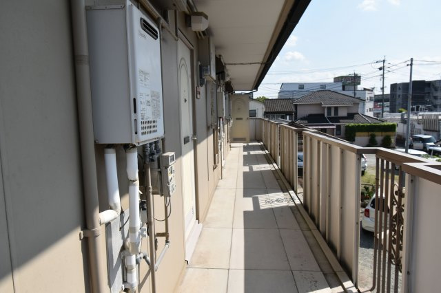 フォーブルハウス塚本のバルコニー