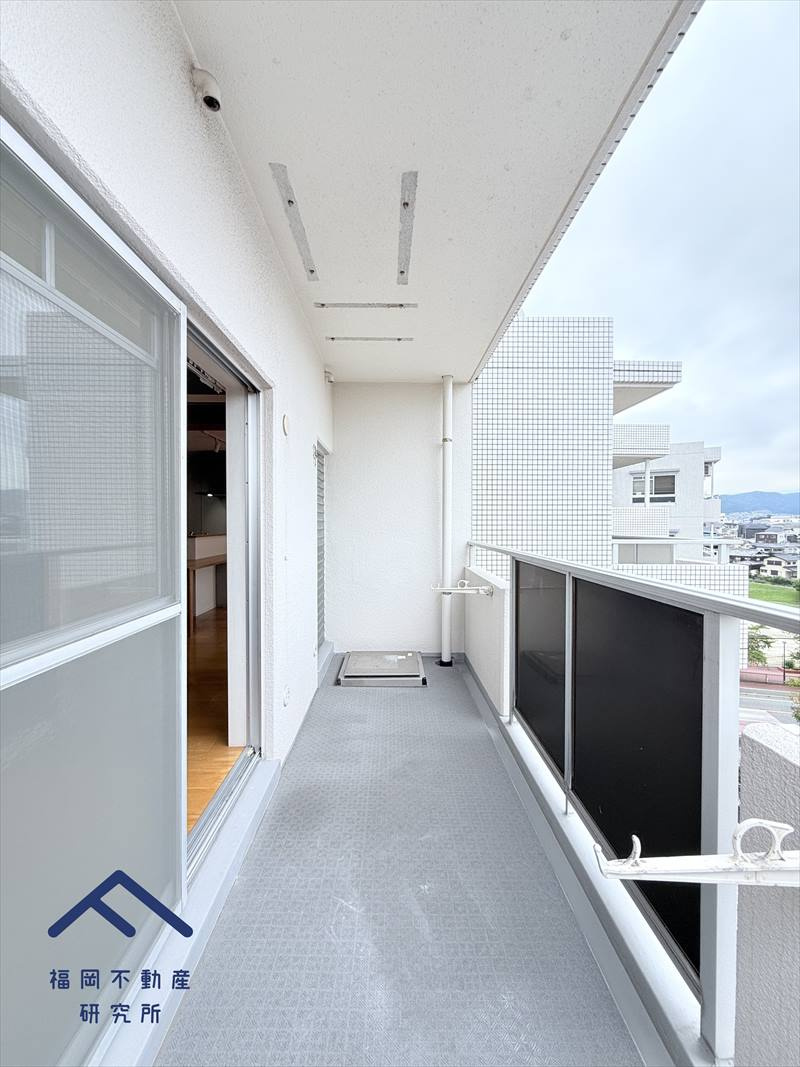 グリーンマンション野間大池のバルコニー