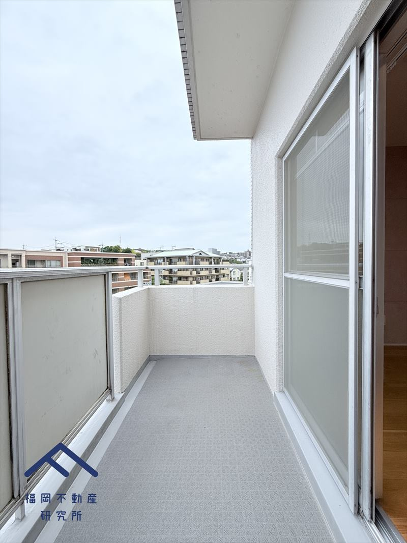 グリーンマンション野間大池のバルコニー