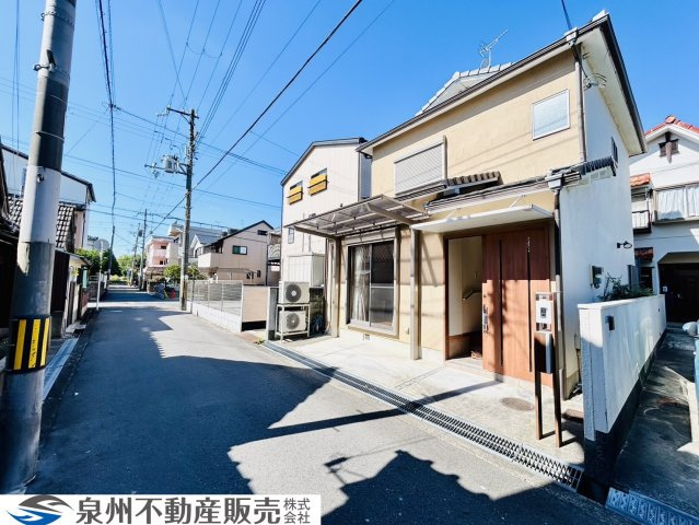 岸和田市南上町1丁目　中古戸建の外観|閑静な住宅地で日当たりも良好です〇