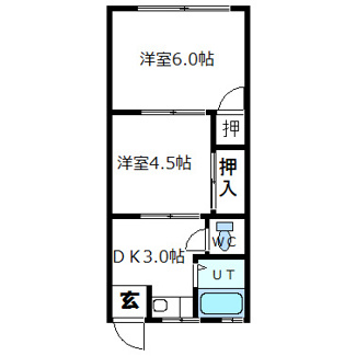 【間取り】 | 久宝寺コーポ