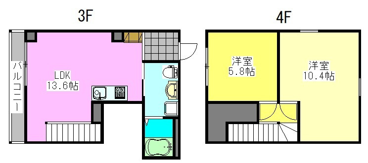 ピュアハイツの間取り