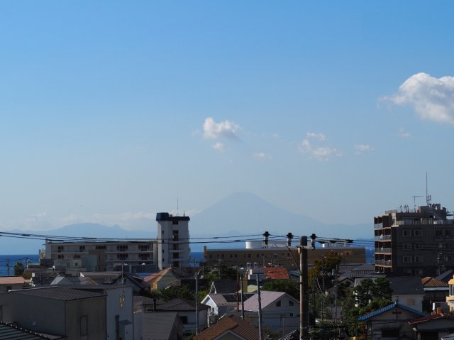 海まで7分！富士山を望む最上階　葉山ニューライフの展望