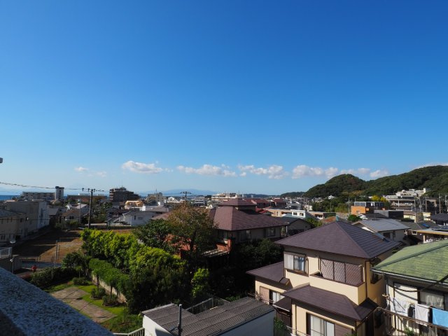 海まで7分！富士山を望む最上階　葉山ニューライフの展望