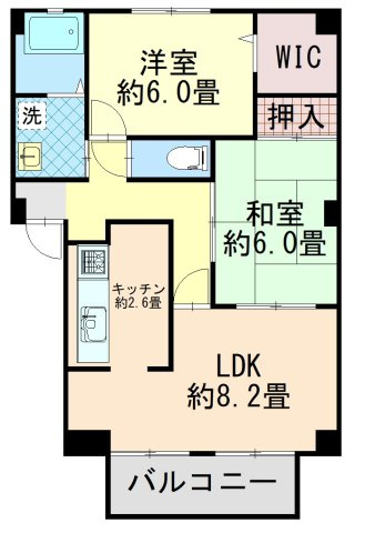 フォブール泉川の間取り