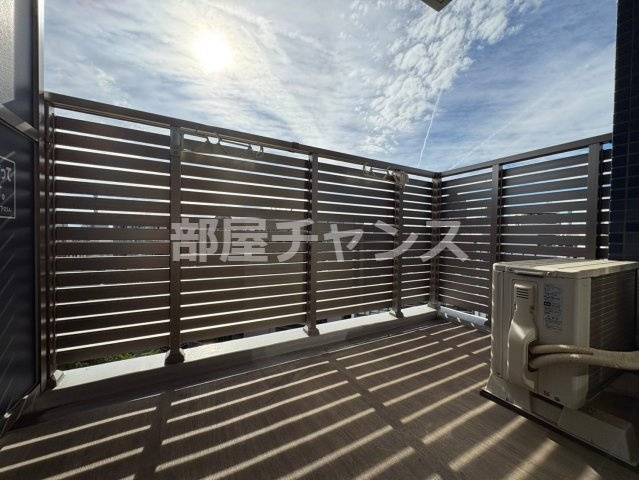 プレサンス新栄リベラのバルコニー