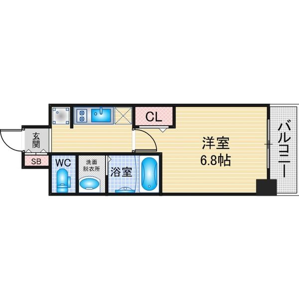 プレサンス新栄リベラの間取り