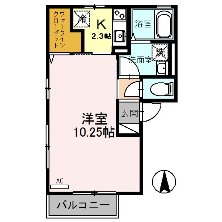 【間取り】 | アペルトコート　Ａ