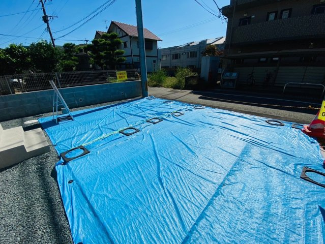 ケイアイグレイス／中央区大江1期／２号棟の前面道路含む現地写真