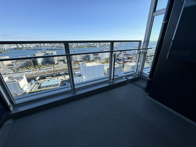 ワールドシティタワーズブリーズタワーのバルコニー