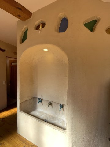 パンプキンハウスの洗面所