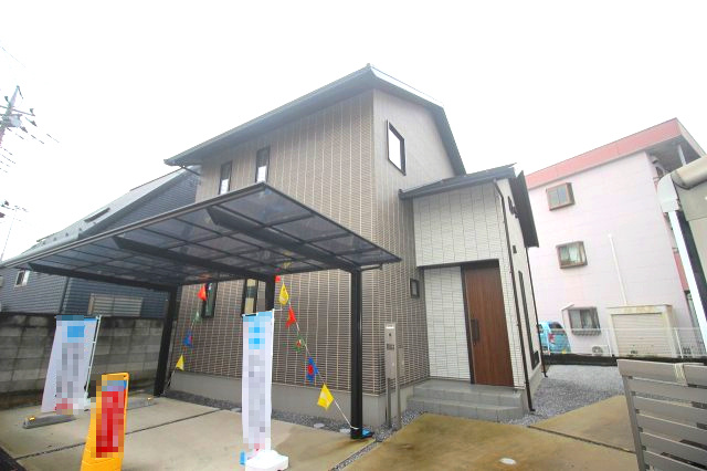小山市東間々田2丁目の外観|2021年築の綺麗なお家！