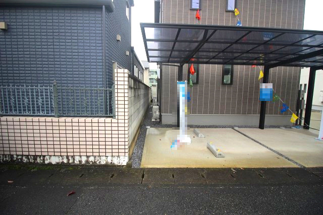 小山市東間々田2丁目|南東との境界部分