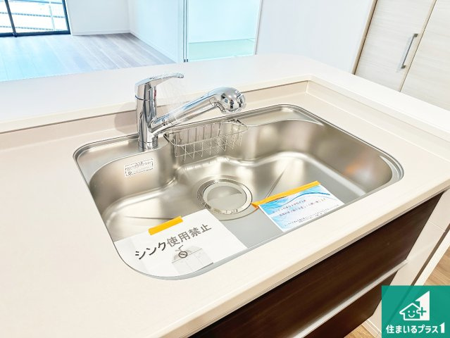 桜井市金屋　第6期　新築一戸建ての設備|広々としたシンクで食器洗いも楽々！