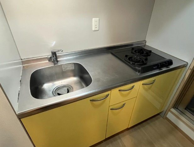 大阪市中央区徳井町２丁目の賃貸マンションのキッチン