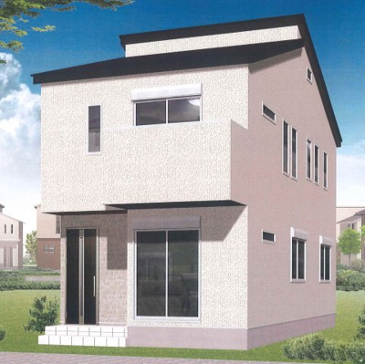 【外観】 | 茅ヶ崎市小和田1丁目新築戸建No1 | イメージパース