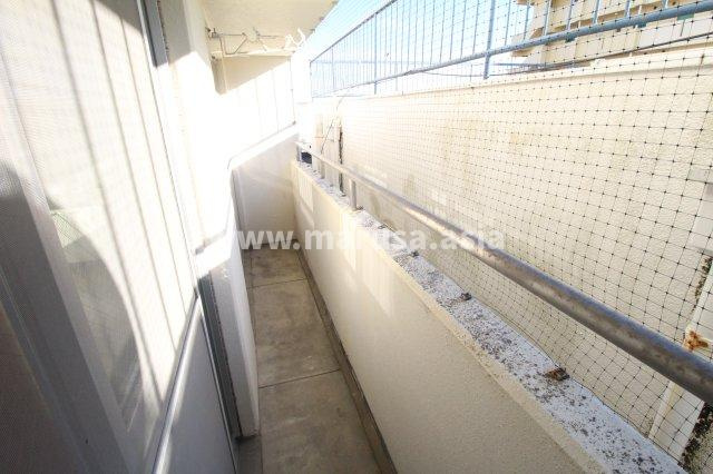 アモント中村のバルコニー