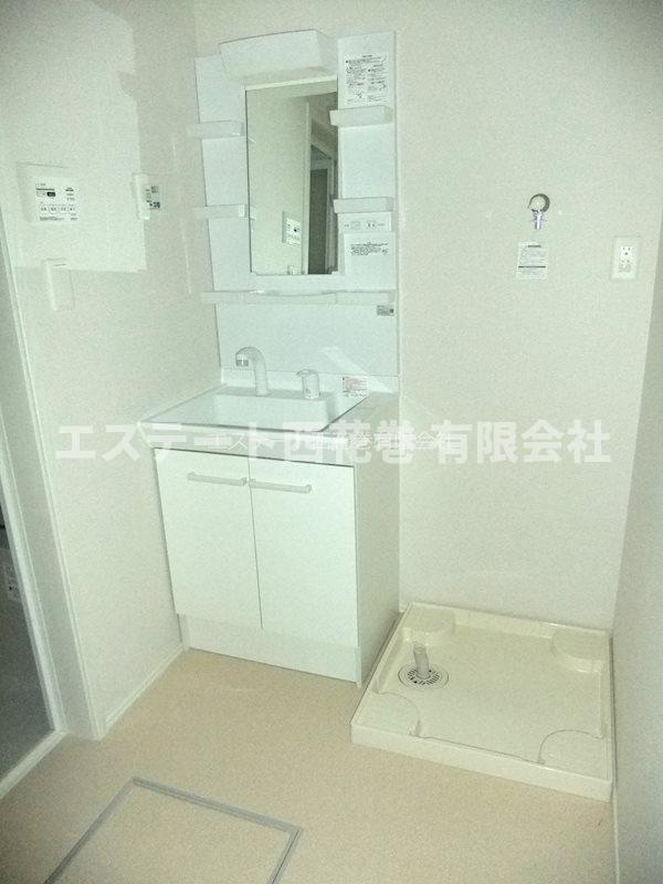 ソレイユ桜町の洗面所