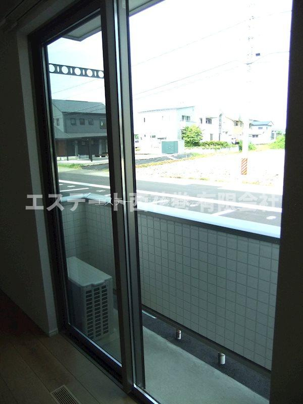 ソレイユ桜町のバルコニー