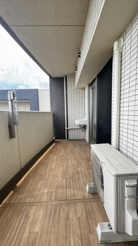 バルセロナ箱崎のバルコニー